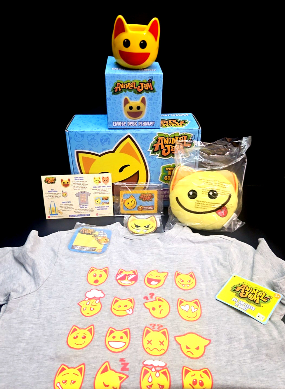 RARE Animal Jam Spring 2018 “All the Feels” Emote Subscription Box NEAR COMPLETE